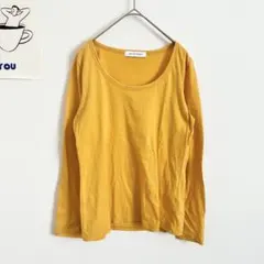 アズールバイマウジー　長袖カットソー　クルーネック　定番アイテム　シンプル