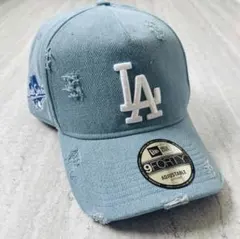 新品 NEWERA LA ニューエラ ダメージ デニム キャップ スナップバック