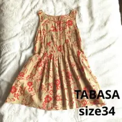 TABASA ノースリーブチュニックワンピース size34のサムネイル