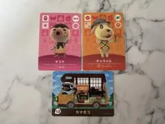 あつまれどうぶつの森 あつ森 とびだせどうぶつの森 amiibo 3枚セット