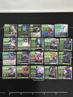 ガンダムカードゲーム 緑 デッキパーツ Dual Impact GD02