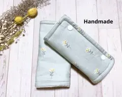 [防水布入り]エルゴ抱っこ紐⭐︎よだれカバー　グレイッシュグリーン