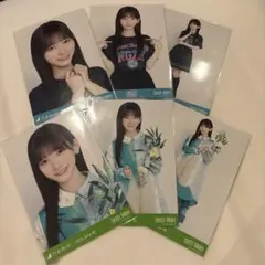 乃木坂46 生写真 賀喜遥香 宮城Tシャツ 宮城ver.コーデ 6種コンプ