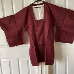 秋カラー 菱形柄 道行コート