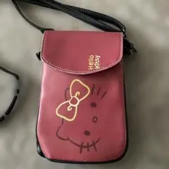 Hello Kitty 携帯ショルダーバッグ 赤