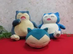 【ee339/14】ポケットモンスター　カビゴン　ぬいぐるみ3体セット