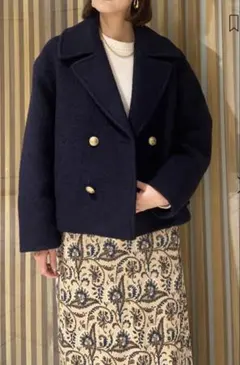 【MACPHEE トゥモローランド】シープパイルショートピーコート　ネイビー 楽天市場】【SALE／30%OFF】シープパイル ショートPコート