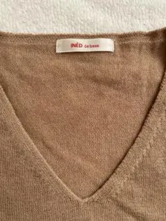 INÉD de base Vネック 長袖ニット