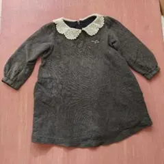 べべ BeBe グレー ワンピース 90