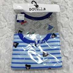 ミキハウス　ダブルビー　半袖　肌着　Tシャツ　男の子