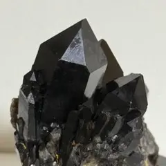 漆黒 モリオン クラスター 台座付 コンゴ産 原石 天然石 魔除け