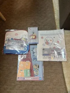 ちいかわ 一番くじ　タオル・キーホルダー・ステーショナリー・ハンカチセット