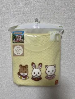 【新品未使用】ユニクロ　110サイズ　キルトパジャマ シルバニア