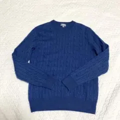 お値下げ　UNIQLO クルーネック ケーブルニット S
