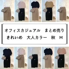 レディース　オフィスカジュアル　まとめ売り　シンプル　きれいめ　M  セット 2025年最新】オフィスカジュアルまとめ売りの人気アイテム