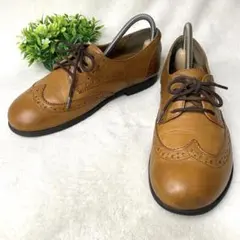 BIRKENSTOCK ビルケンシュトック ララミーロー ウィングチップ 37 美品】ビルケンシュトック ララミー ロー 37 ナロー ウイング