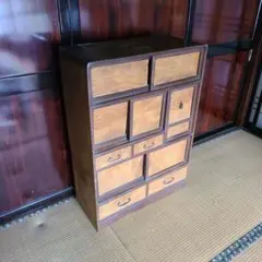 【在庫整理価格】昭和レトロ　木製　茶箪笥　戸棚