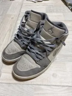 NIKE AIR JORDAN 1 MID SE 27cm グレー