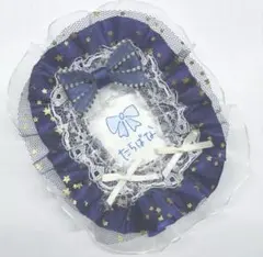 【13】 硬質カードケースデコ レースデコ ネイビー