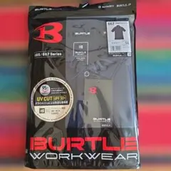 BURTLE バートル 667 半袖ポロシャツ ネイビー LLのサムネイル