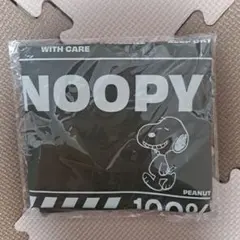 スヌーピー　エコバッグ　カーキ色