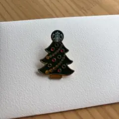 Starbucks クリスマスツリー ピンバッジ