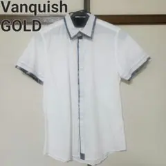 Vanquish GOLD サテン切り替えドレスシャツのサムネイル