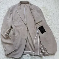 HUGOBOSS 52サイズ 現行 極美品 テーラードジャケット USA製 シルク 2B テーラードジャケット HUGOBOSS 52サイズ 現行 極美品 シルク 2B ジャケット・アウター