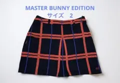 【新品・タグ付き】MASTER BUNNY EDITION 赤黒チェックスカート 新品・タグ付き】MASTER BUNNY EDITION 赤黒チェックスカート
