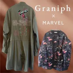 Graniph x MARVEL スパイダーマン モッズコート　＋中綿ブルゾンのサムネイル
