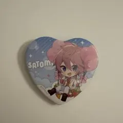 すとぷり さとみ ハート缶バッジ