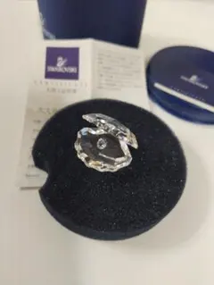 SWAROVSKI ガラス貝殻型置物