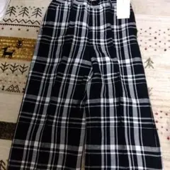 Mila Owen チェック柄 ワイドパンツサイズ1新品未使用タグ付き