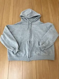 lovetoxic グレー ジップアップパーカー L 160