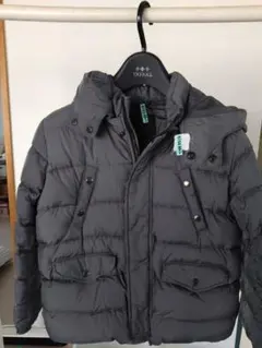 TATRAS グレー ダウンコート フード付き