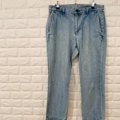 ビューティアンドユース テーパードデニムパンツ M アローズ インディゴ
