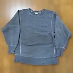 90s チャンピオン リバースウィーブ L　スウェット　刺繍タグ　ネイビーグレーのサムネイル