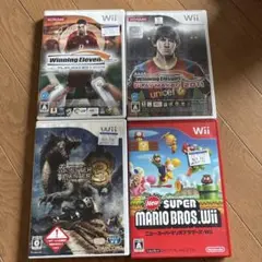 Wiiソフトマリオ他　4本セット