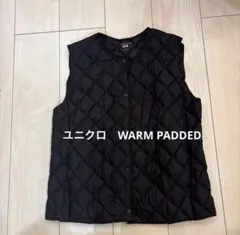 UNIQLO ブラック キルティングダウンベスト M