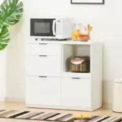 ニトリ キッチンカウンター エトナ 90CT（ホワイト）