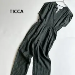TICCA ティッカ　リネンコンビネゾン　オールインワン　24SS カーキのサムネイル