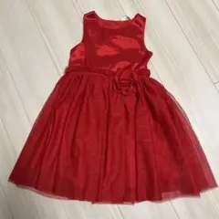 キッズドレス　赤