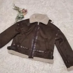 【未使用タグ付き】Dazy　フェイクムートンジャンパー　ジャケット　M