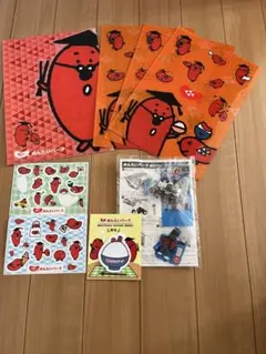 めんたいパーク 組立プルバックバス クリアファイル シール