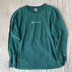 チャンピオン　リバースウィーブ　ロンT グリーン　ユニセックス　レアカラー