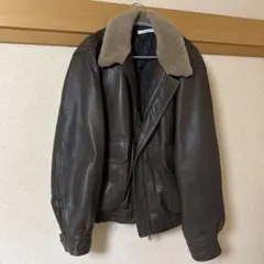 JOURNAL STANDARD ラムレザー ヴィンテージ ボアブルゾン M