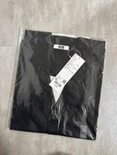 【新作完売品】ユニクロU ウォッシャブルボタンダウンニットベスト ブラック XL