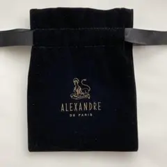 ALEXANDRE DE PARIS 巾着 保存袋 ベルベット