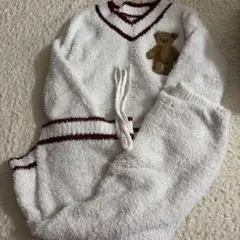 ジェラートピケ テディベア ルームウェア ホリデーベア セットアップ