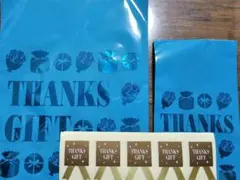 ギフト袋 ラッピング袋 シール付き 40枚